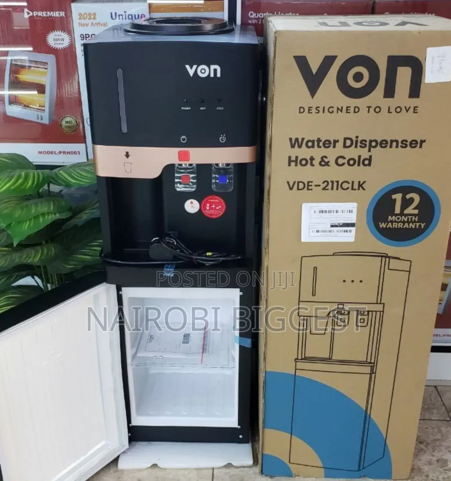 Von 2 Taps Water Dispenser