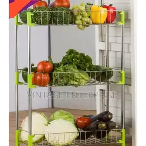 Kitchen Vegetables And Fruits 3 -tier Rack