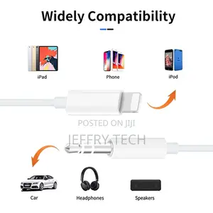 iPhone AUX Cord for iPhone,Lightning to 1/8 Inch Audio Cabl