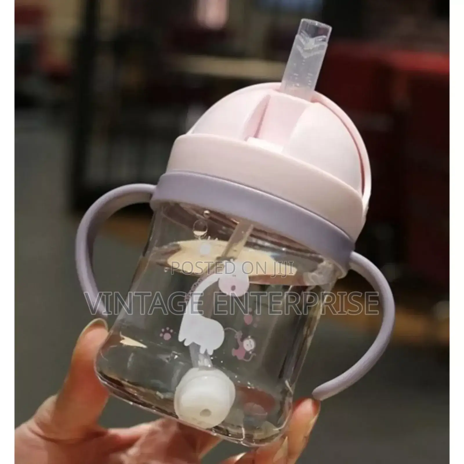 250ml Plastic Baby Water Bottle Learning Cup