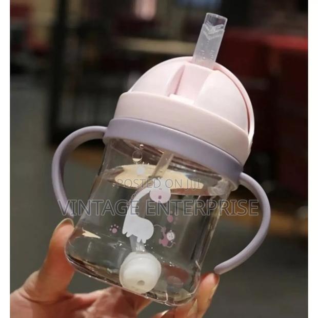 250ml Plastic Baby Water Bottle Learning Cup