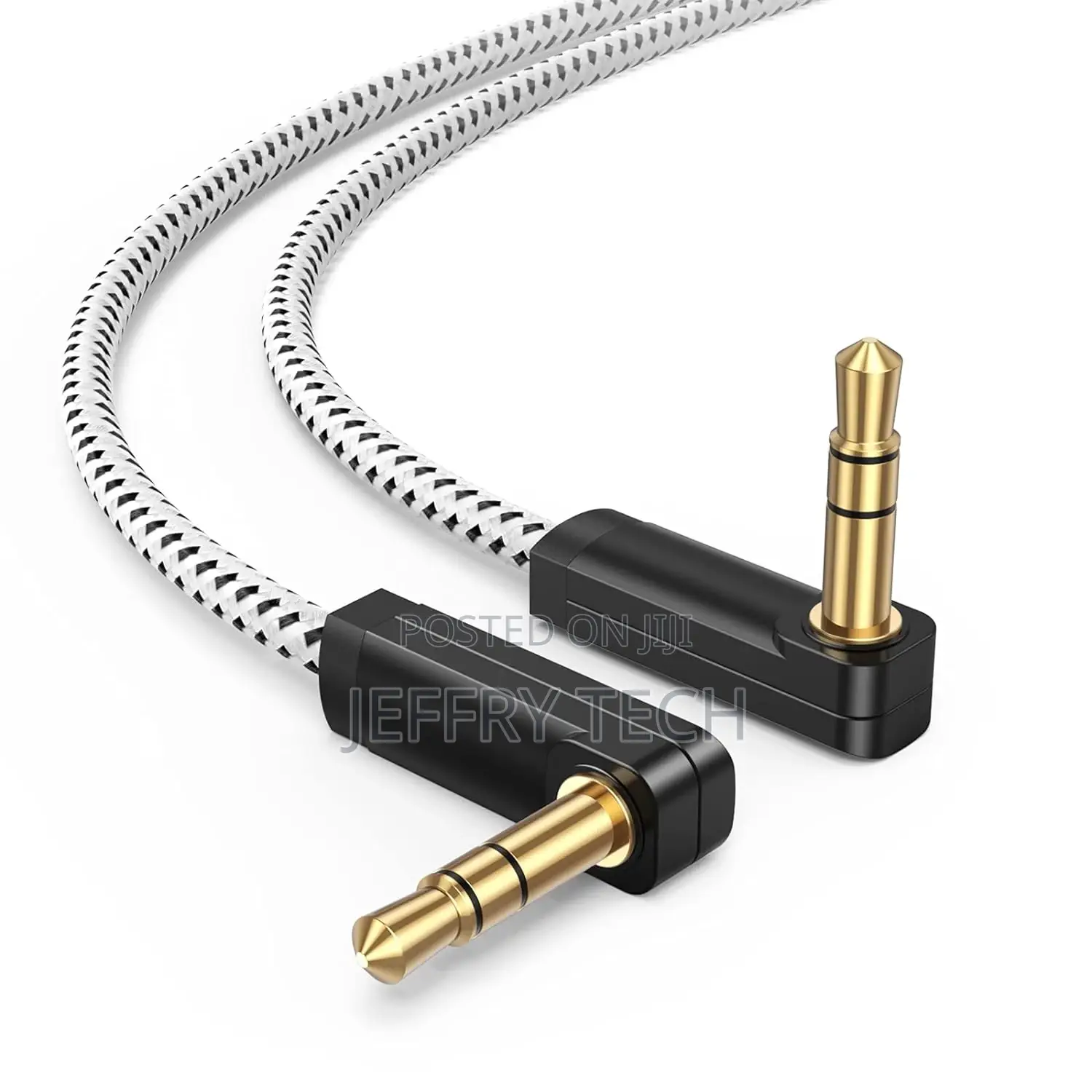 3.5mm Audio Cable(1.5FT/0.45m), 90 Degree 3.5mm Male to Male