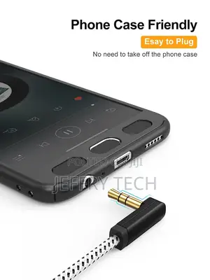 3.5mm Audio Cable(1.5FT/0.45m), 90 Degree 3.5mm Male to Male