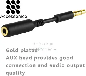Headset Audio Jack Extender, 3.5mm Headphone AUX Extension A