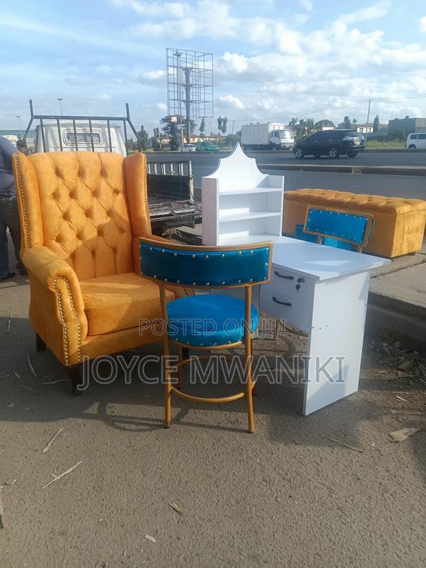 Pedicure Seat Gold, and Manicure Set  - main view