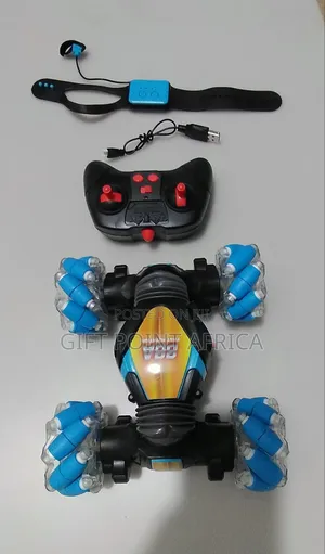 Rechargeable Stunt Toy Car With Hand Gesture Sensor for Kids