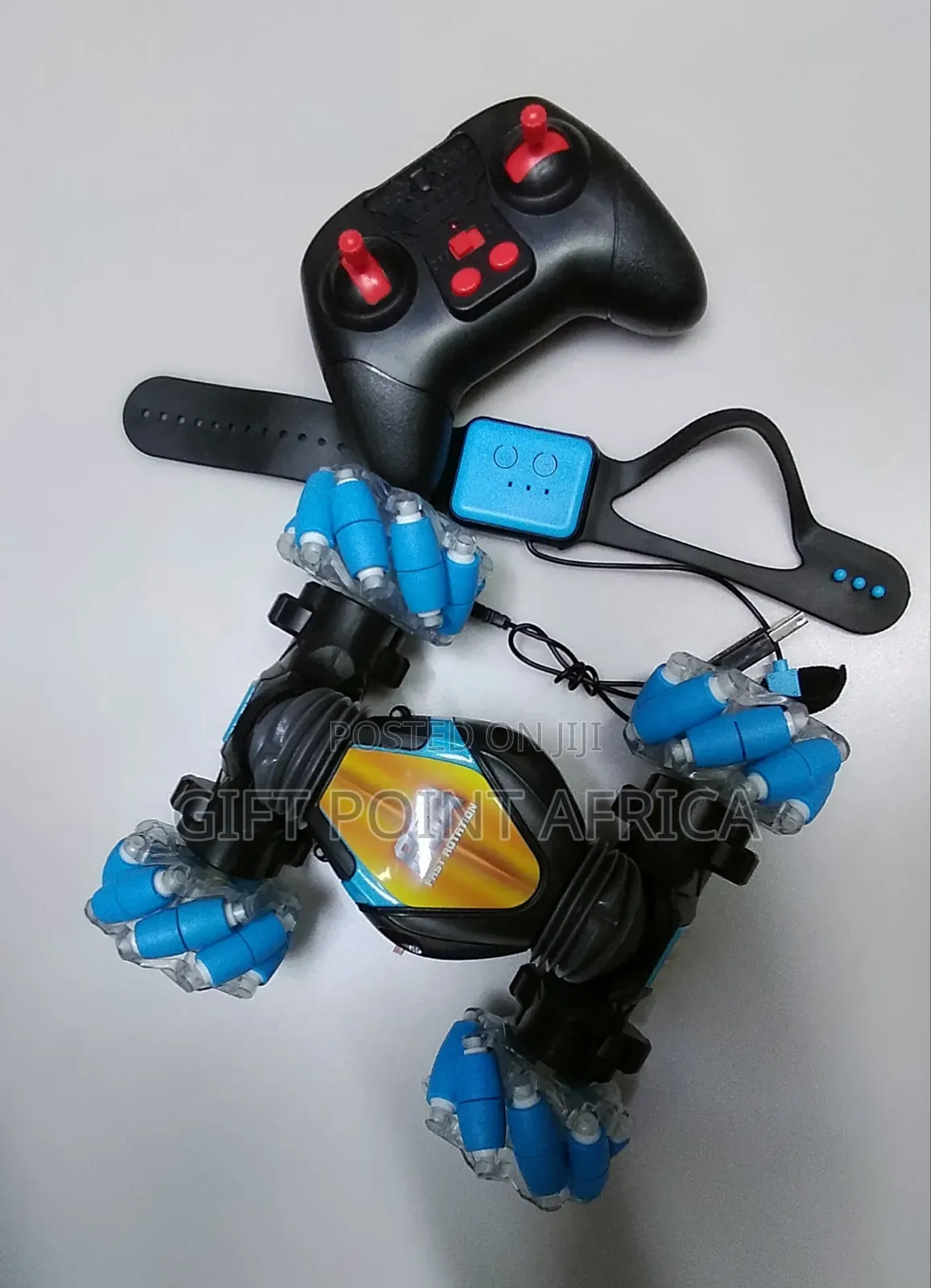 Rechargeable Stunt Toy Car With Hand Gesture Sensor