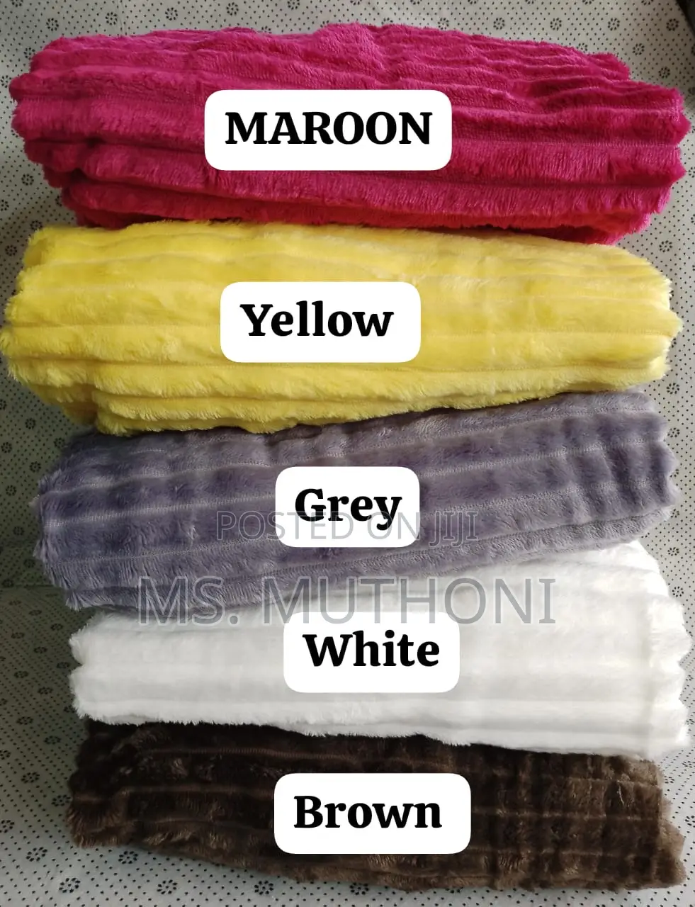 Sherman Plain Throw Blankets Now Available 