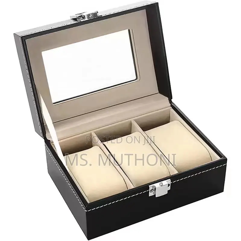 *3 Slots Watch Organizer/Storage Box*