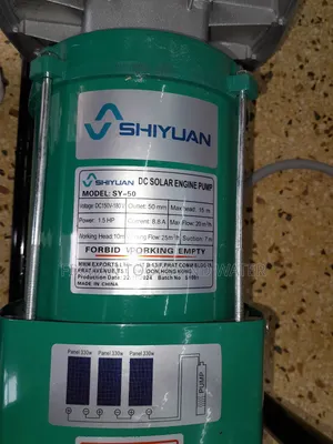 Shiyuan Solar Water Pump 1.5 HP 1000W 180V