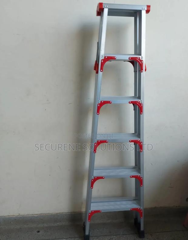 7ft/2.3meters Aluminium Double Sided Ladders - thumbnail 2