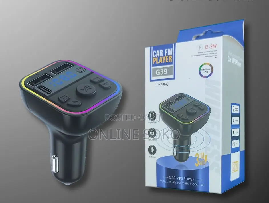 Multifunctional Car FM Player MP3 Bluetooth Modulator (G39)