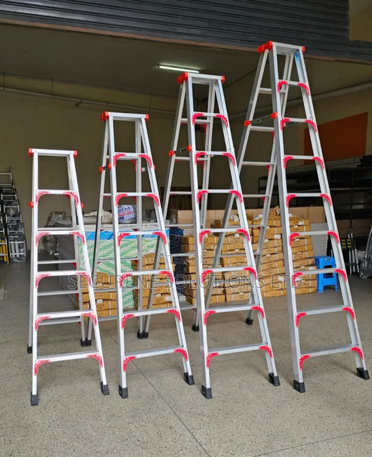 8ft/2.7meters Aluminium Double Sided A Type Ladder