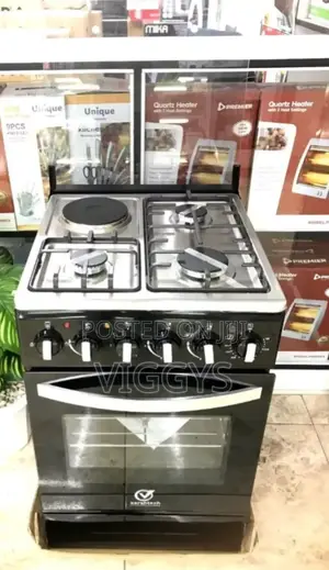 Sarahtech 60 by 60 Standing Cooker 3+1 With Electric Oven.
