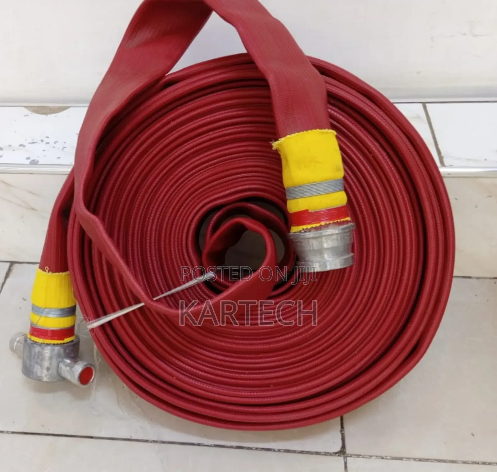 2.5 Inches Rubber-lined Red Delivery Hose 30M Long