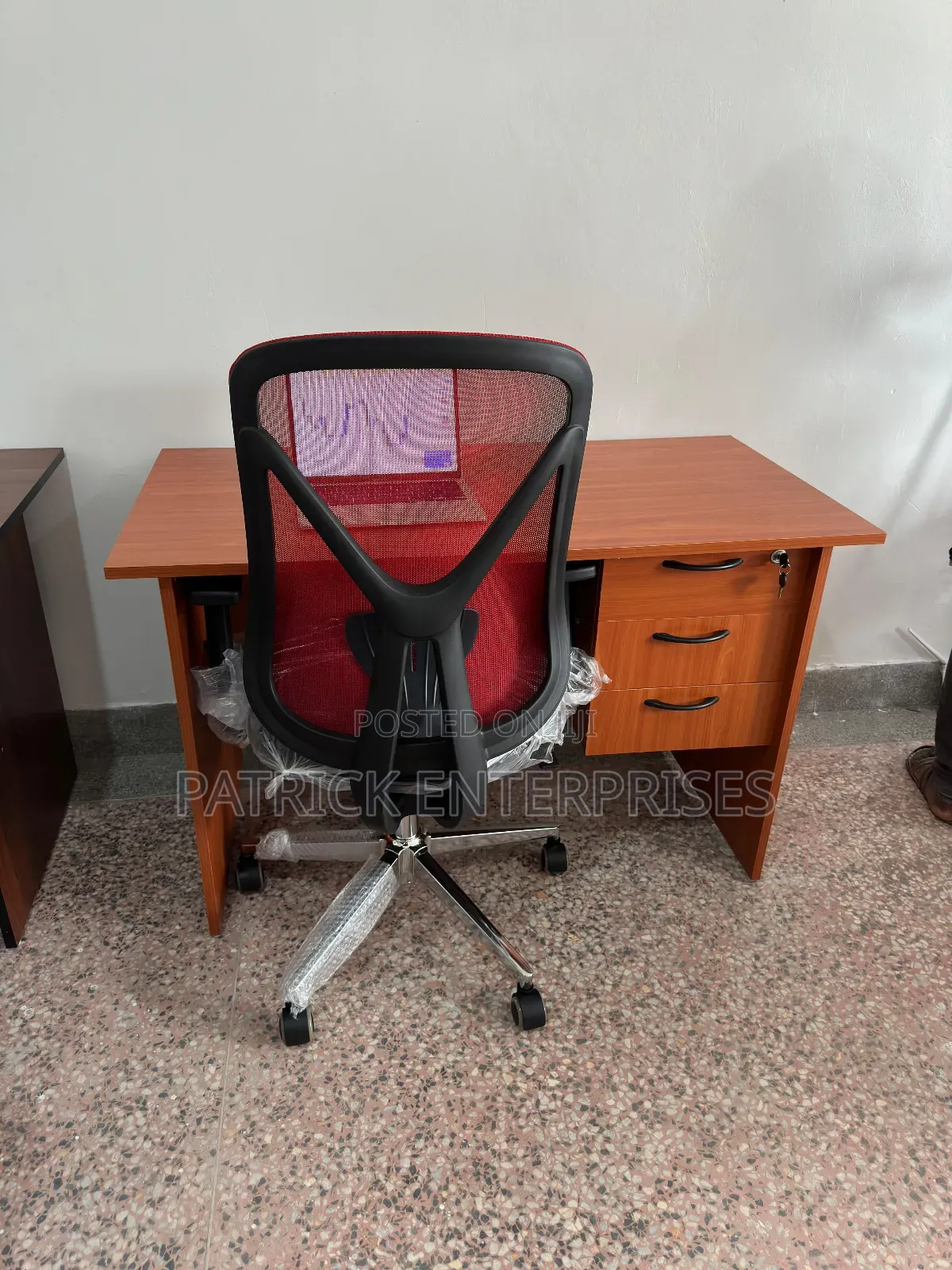 1.2 MTRS Office/Home Study Desk Plus Mid Back Office Chair