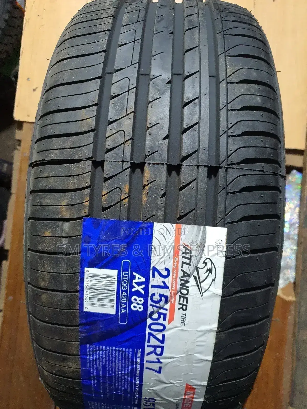 215 /50 R17 ATLANDER TYRES (Thailand)