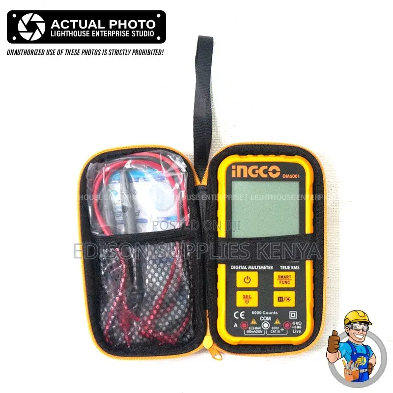 Digital Multimeter 600V Ingco Digital Multimeter 6000 Counts