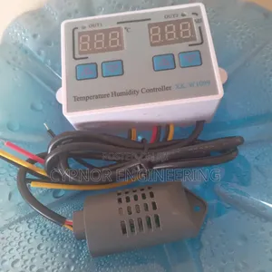 Incubator Thermostat With Hygrometer for Control