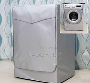 Grey Front Load Washing Machine Cover