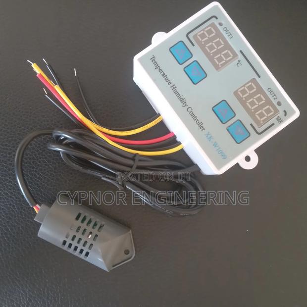 Room Thermostat and Hygrometer Combined