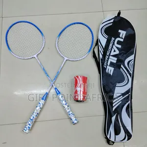 Tennis Badminton Set 2 Rackets and 2 Shuttlecocks
