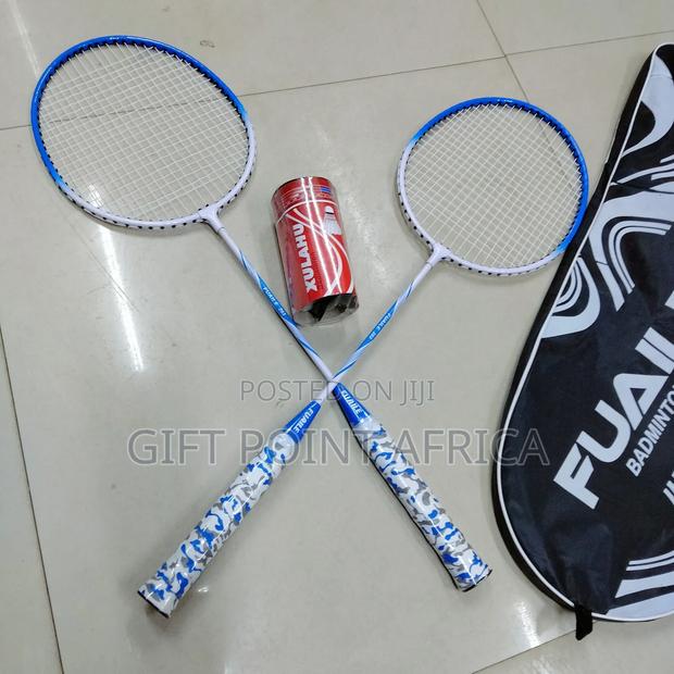 Badminton Racket With 2 Rackets and 2 Shuttlecocks - thumbnail 2