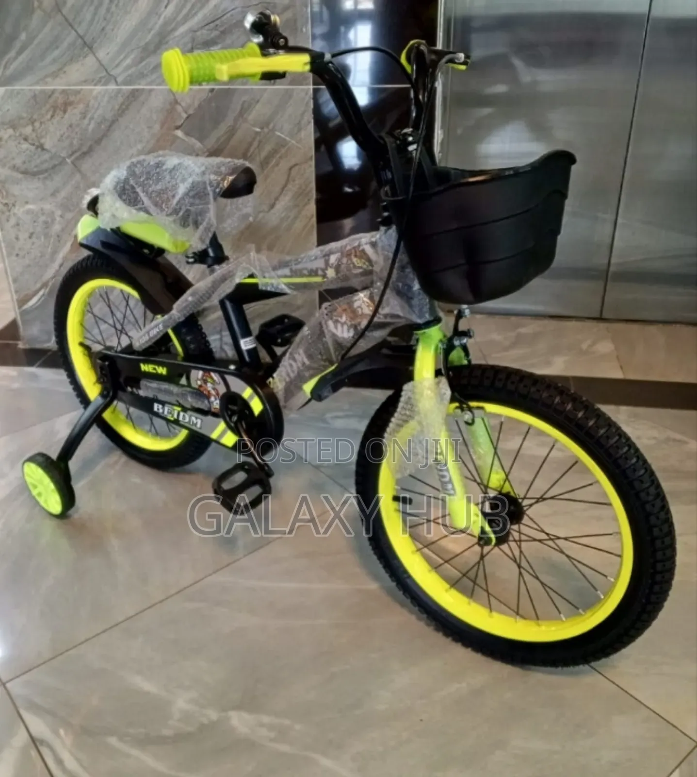 Luminous Size 16kids Bike With Wheel Support