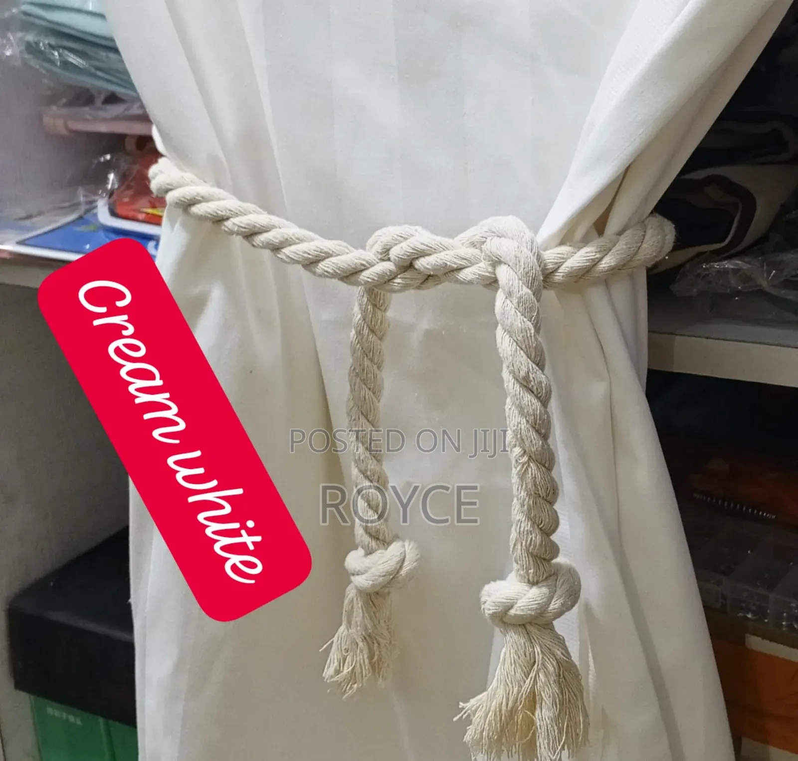 Rustic Curtain Tiebacks - Pair