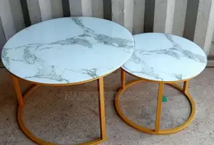 White Coffee Marble Table