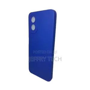 Oppo Phone Case for A58 Blue Soft Silicone Phone Case/ CCCCC