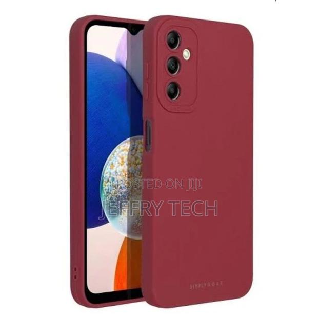 Samsung Galaxy A15 Maroon Soft Silicone Phone Case/ Cover - main view
