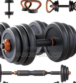 Adjustable 30kg 6in1 Dumbbell/Kettlebell - thumbnail 2