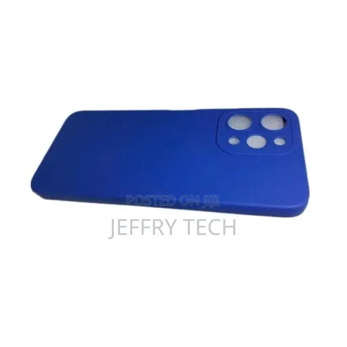 XIAOMI Soft Silicone Blue Phone Case for Redmi 12