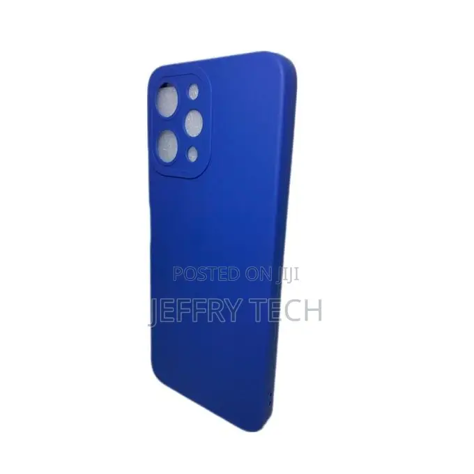 XIAOMI Soft Silicone Blue Phone Case for Redmi 12