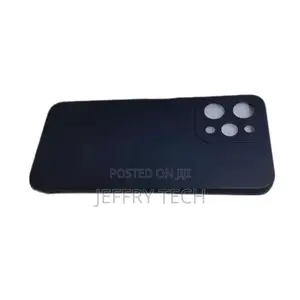 XIAOMI Soft Silicone Black Phone Case for Redmi 12