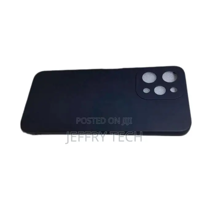 XIAOMI Soft Silicone Black Phone Case for Redmi 12