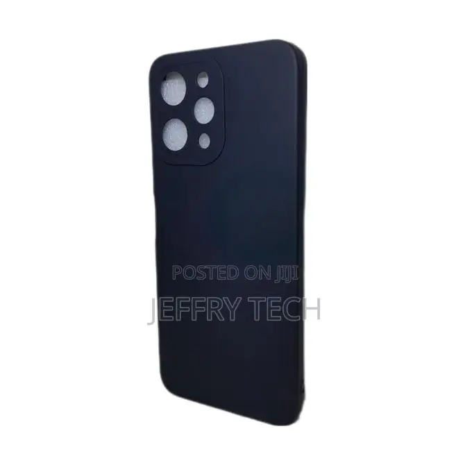 XIAOMI Soft Silicone Black Phone Case for Redmi 12