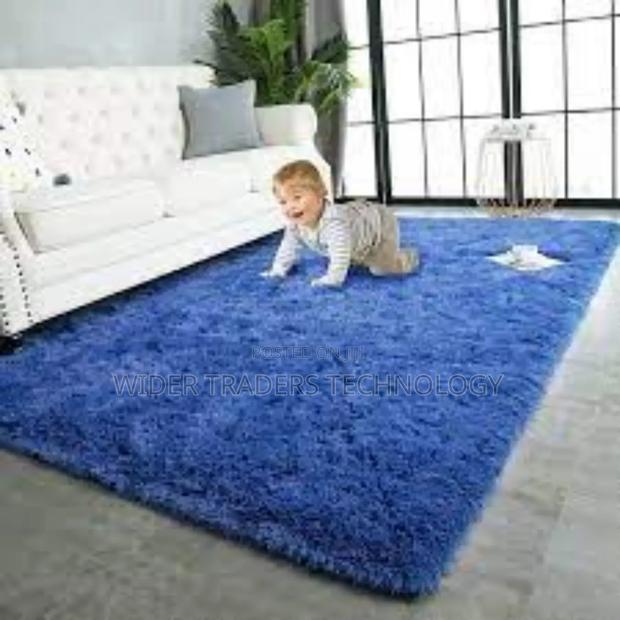 5 by 8 Soft Fluffy Patches Carpets Non-Slip Rugs Floor Mat