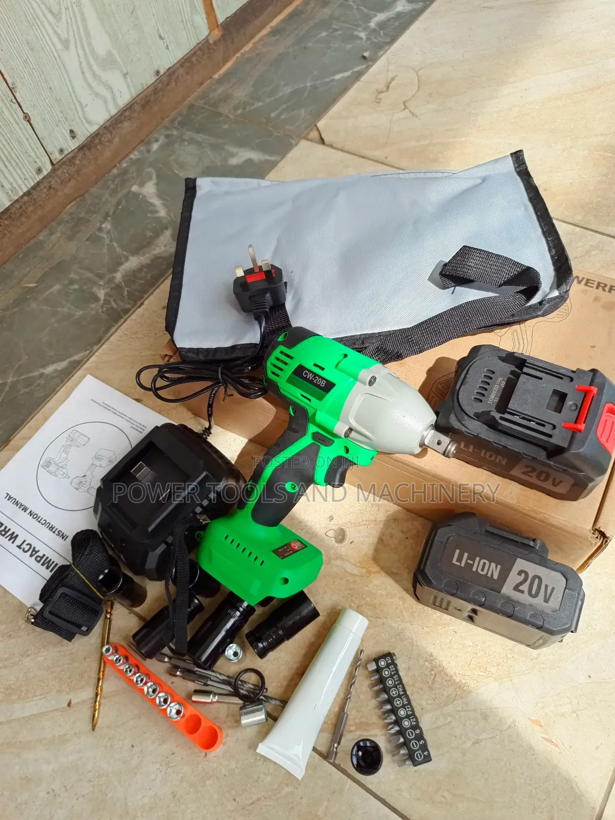 Cordless Impact Wrench 20v Plus Accessories