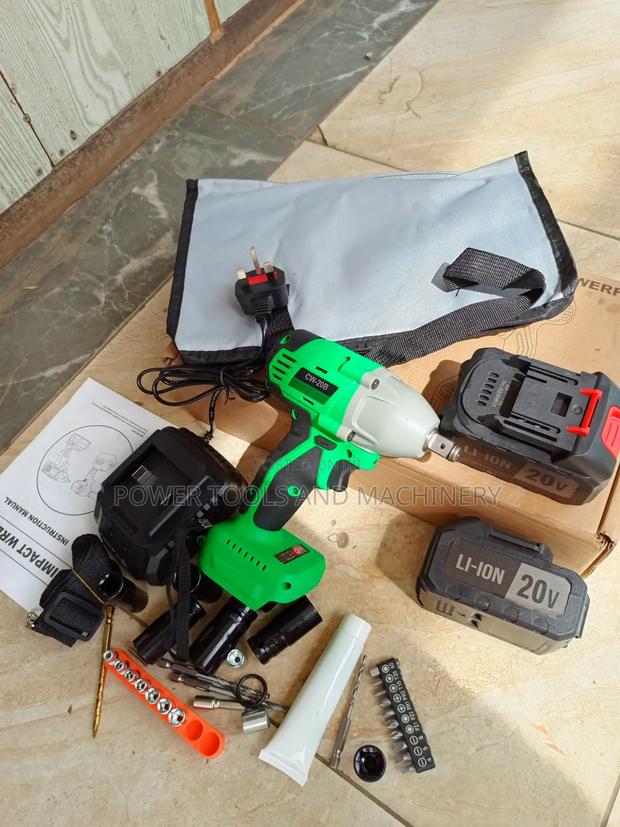 Cordless Impact Wrench 20v Plus Accessories - main view