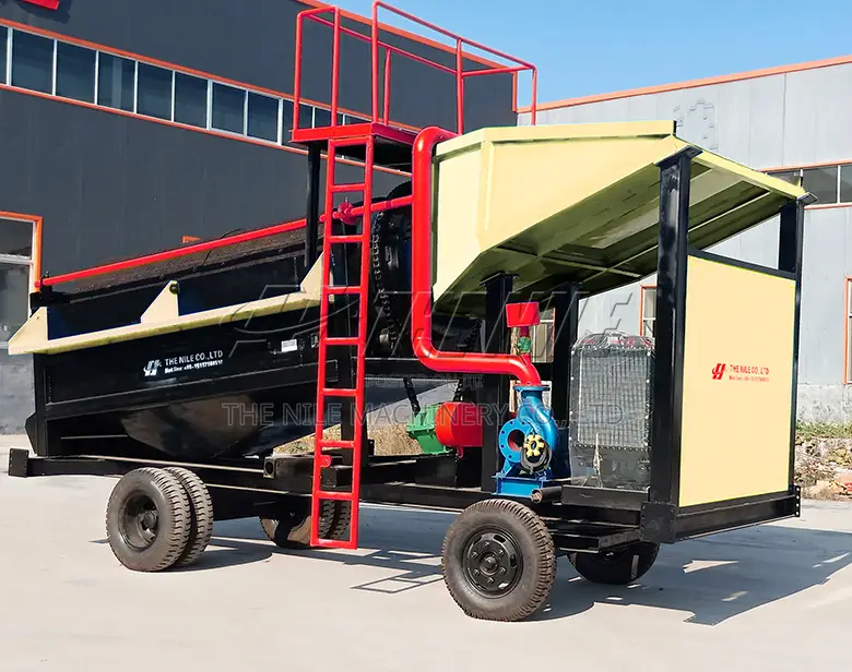 Alluvial Placer Sand Gold Washing Trommel Screen Equipment