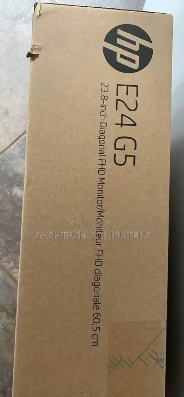 HP E24 G5 23.8" FHD Monitor Black Color