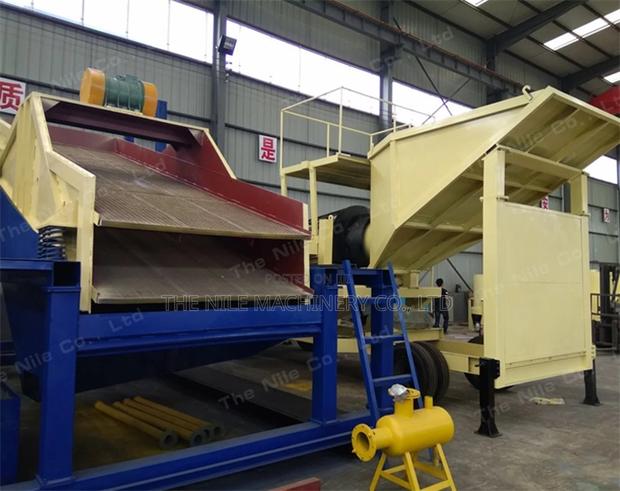 Mobile Placer Gold Mining Plant Compound Trommel Screen - thumbnail 4