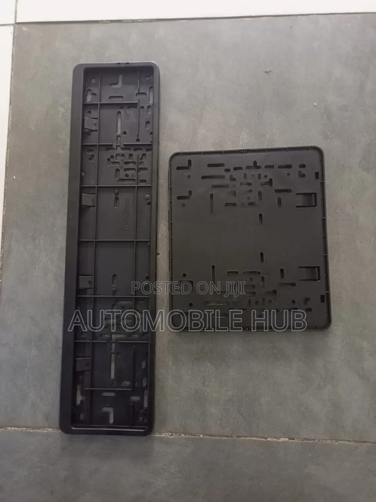 Black New Number Plate Holders in Cars