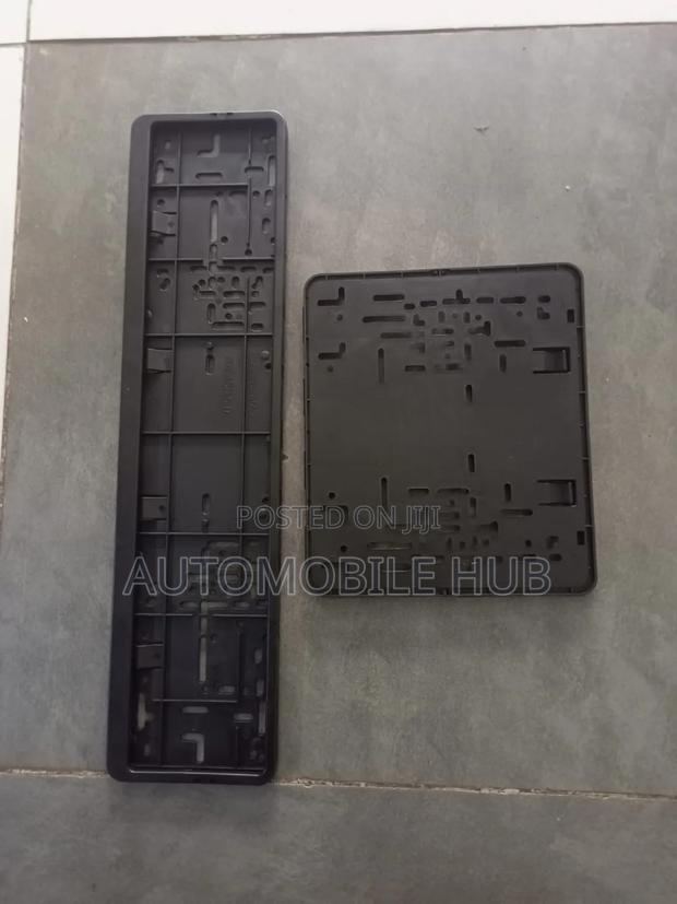 Black New Number Plate Holders in Cars
