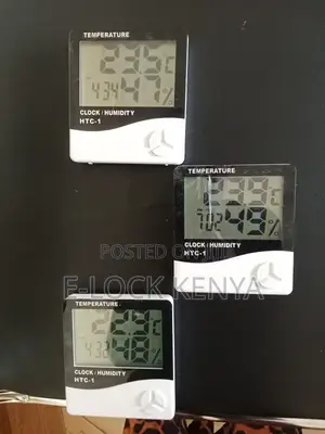 Nursery Hygrometer With Gentle Temperature Display