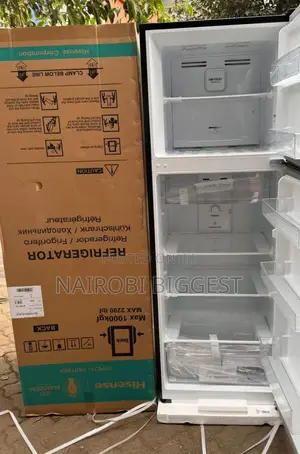 Excellent Hisense 320l Silver Double Door Fridge