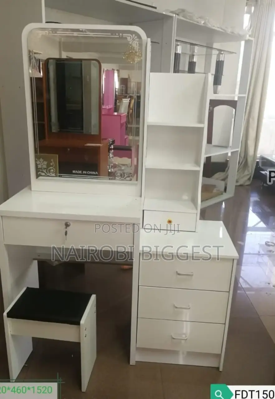 Dressing Table With Sliding Mirror