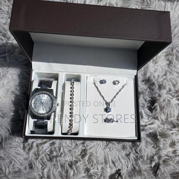 Silver Ladies Watch Gift Set - thumbnail 3